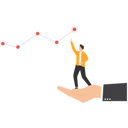 پیش‌نمایش فایل businessman-getting-help-to-achieve-goal-8729927 از پک مفهوم کسب و کار