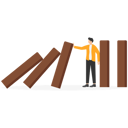 پیش‌نمایش فایل businessman-tries-to-avoid-business-risk-8729912 از پک مفهوم کسب و کار