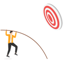 پیش‌نمایش فایل businessman-trying-to-achieve-target-8729925 از پک مفهوم کسب و کار
