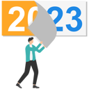پیش‌نمایش فایل goodbye-2022-8720597 از پک مفهوم کسب و کار