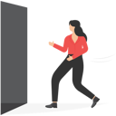 پیش‌نمایش فایل young-female-walking-through-doorway-8720590 از پک مفهوم کسب و کار