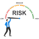 پیش‌نمایش فایل businessman-hanging-on-risk-meter-8724481 از پک مفهوم کسب و کار