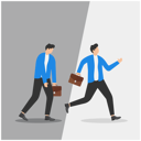 پیش‌نمایش فایل businessman-walking-towards-bright-8724455 از پک مفهوم کسب و کار