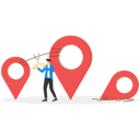 پیش‌نمایش فایل company-branches-location-8761199 از پک مفهوم کسب و کار