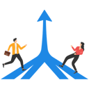 پیش‌نمایش فایل joining-the-same-business-path-8761206 از پک مفهوم کسب و کار