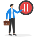 پیش‌نمایش فایل temporary-suspension-of-business-activity-due-to-economic-recession-or-financial-crisis-8761219 از پک مفهوم کسب و کار