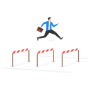 پیش‌نمایش فایل businessman-jumping-higher-over-hurdle-8832915 از پک کسب و کار