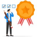 پیش‌نمایش فایل businessman-with-employee-check-quality-with-passed-checklist-8832921 از پک کسب و کار