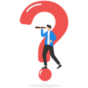پیش‌نمایش فایل businessman-with-question-mark-look-through-binoculars-to-search-for-new-business-idea-8832923 از پک کسب و کار