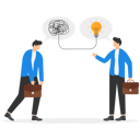 پیش‌نمایش فایل confused-businessman-with-messy-thinking-with-other-giving-lightbulb-solution-8832938 از پک کسب و کار