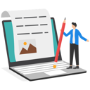پیش‌نمایش فایل creative-young-woman-writing-blog-online-8832924 از پک کسب و کار