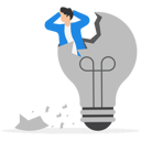 پیش‌نمایش فایل loss-of-creative-ideas-in-business-8832907 از پک کسب و کار