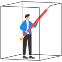 پیش‌نمایش فایل businessman-drawing-box-around-himself-creating-limits-and-borders-8842394 از پک پروژه کسب‌وکار