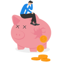 پیش‌نمایش فایل broken-piggy-bank-8839499 از پک کسب و کار