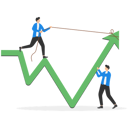 پیش‌نمایش فایل business-team-members-pushing-profit-8839486 از پک کسب و کار