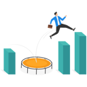 پیش‌نمایش فایل businessman-jumping-towards-profit-8839525 از پک کسب و کار
