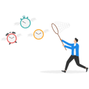 پیش‌نمایش فایل businessmen-catching-time-8839522 از پک کسب و کار