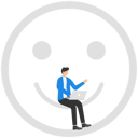 پیش‌نمایش فایل happy-employee-working-8839507 از پک کسب و کار