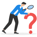 پیش‌نمایش فایل businessman-analyst-using-magnifying-glass-to-analyze-question-mark-signs-8851375 از پک مفهوم کسب و کار