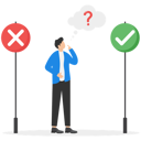 پیش‌نمایش فایل businessman-choose-decision-yes-or-no-8851378 از پک مفهوم کسب و کار