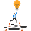 پیش‌نمایش فایل think-successful-vision-of-businessman-flying-with-lightbulb-8851392 از پک مفهوم کسب و کار