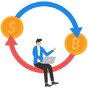 پیش‌نمایش فایل bitcoin-to-dollar-currency-exchange-8867244 از پک کسب و کار