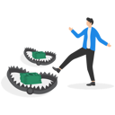 پیش‌نمایش فایل businessman-avoiding-financial-trap-8867259 از پک کسب و کار