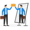 پیش‌نمایش فایل businessman-give-award-to-self-8867270 از پک کسب و کار