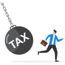 پیش‌نمایش فایل businessman-running-away-from-tax-pendulum-8880952 از پک کسب و کار