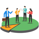 پیش‌نمایش فایل businessman-standing-on-small-area-of-pie-chart-metaphor-of-niche-market-segment-8880969 از پک کسب و کار