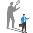 پیش‌نمایش فایل businessman-with-shadow-using-magnifying-glass-to-analyze-himself-8880964 از پک کسب و کار