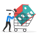 پیش‌نمایش فایل happy-businessman-pushing-new-house-8916483 از پک مفاهیم کسب‌وکار