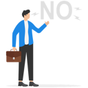 پیش‌نمایش فایل learn-to-say-no-8916534 از پک مفاهیم کسب‌وکار