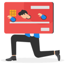 پیش‌نمایش فایل businessman-trapped-in-credit-card-overspending-problem-8934086 از پک کسب و کار