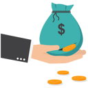 پیش‌نمایش فایل businessman-hand-holding-big-money-bag-of-revenue-being-slitted-with-dollar-coin-loss-with-the-word-tax-8874253 از پک سرمایه گذاری کسب‌وکار