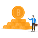پیش‌نمایش فایل businessman-investing-money-in-gold-8874285 از پک سرمایه گذاری کسب‌وکار