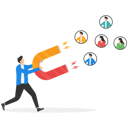 پیش‌نمایش فایل retention-clients-with-magnet-8874243 از پک سرمایه گذاری کسب‌وکار