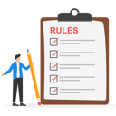 پیش‌نمایش فایل businessman-finish-writing-rules-and-regulations-document-9014284 از پک کسب و کار