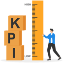 پیش‌نمایش فایل businessman-standing-on-top-of-kpi-box-measuring-performance-9014272 از پک کسب و کار