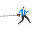 پیش‌نمایش فایل businessman-trying-too-hard-to-reach-for-achievement-but-fail-with-limitation-9014264 از پک کسب و کار