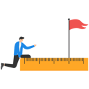 پیش‌نمایش فایل businessman-using-measuring-tape-to-measure-and-analyze-distance-from-target-flag-9014278 از پک کسب و کار