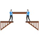 پیش‌نمایش فایل businessmen-connecting-bridge-with-missing-part-9014245 از پک کسب و کار