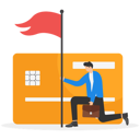 پیش‌نمایش فایل man-surrender-carry-and-waving-flag-behind-big-credit-card-debt-9014253 از پک کسب و کار