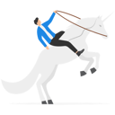پیش‌نمایش فایل businessman-riding-unicorn-looking-at-the-business-goal-9091300 از پک مفهوم کسب و کار