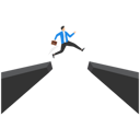 پیش‌نمایش فایل businessmen-jump-through-the-gap-of-the-cliff-9091307 از پک مفهوم کسب و کار