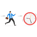 پیش‌نمایش فایل young-businessman-running-to-complete-work-on-time-9091312 از پک مفهوم کسب و کار