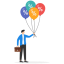 پیش‌نمایش فایل businessman-holding-balloon-of-interest-rate-hike-due-to-global-inflation-percentage-rising-up-9058828 از پک مفهوم کسب و کار