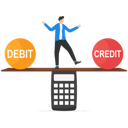 پیش‌نمایش فایل businessman-keeping-balance-between-debit-and-credit-9058815 از پک مفهوم کسب و کار