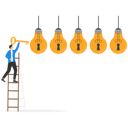پیش‌نمایش فایل smart-businessman-holding-golden-key-for-unlock-new-business-ideas-9058679 از پک مفهوم کسب و کار