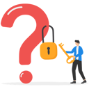 پیش‌نمایش فایل young-businessman-key-to-unlock-answer-for-problem-and-questions-9058677 از پک مفهوم کسب و کار